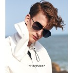 Passon lunettes de soleil homme conduite polariseur pilote lunettes de soleil anti-uv marée PZ8009