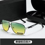 Jour et nuit lunettes de soleil homme protection uv driver drive drive hd polarisation vision nocturne lunettes de soleil dragon