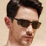 Cook shark 2025 new shadow lunettes homme driving driver changement de couleur polarisation lunettes de soleil protection uv