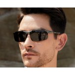 Cook shark 2025 new shadow lunettes homme driving driver changement de couleur polarisation lunettes de soleil protection uv