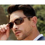 Cook shark 2025 new shadow lunettes homme driving driver changement de couleur polarisation lunettes de soleil protection uv