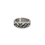Eternal vine vintage anneau homme vintage tendance personnalité index ouvert anneau cool cuivre plaqué argent thai argent marée marque