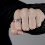 Wivphilippphilippine peut turnover niche anneau hommes tendance tendance tendance tendance tendance tendance tendance personnalité vintage index anneaux filles