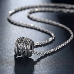 Ferdinand ferdinand transfert perle pendentif six mots vérité homme femme vintage collier marée niche minimaliste chandail titane acier