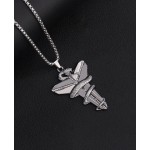 Hip-hop souvenir kobe black mamba viper pendentif croix titane acier collier hommes et femmes étudiants basketball fan 100 assortiments