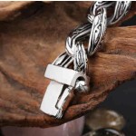 Mode vintage croix titane acier bracelet homme haut de gamme sens dominateur personnalité japonais coréen punk hipster basket-ball hipster main accessoires