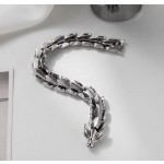 Homme personnalité dominant quille bracelet de mode ins niche design haut de gamme sens punk tendance ne perd pas de couleur accessoires