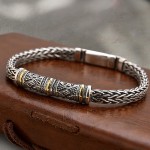 Nouveautés main tissée quille bracelet vintage créatif personnalité premium sens niche couple cadeau
