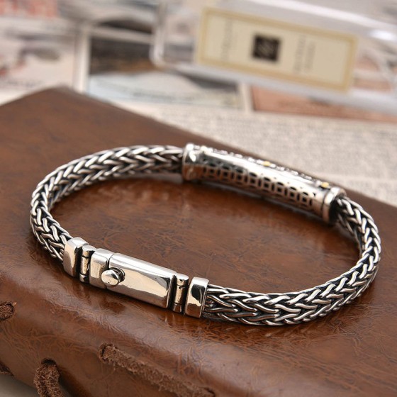 Nouveautés main tissée quille bracelet vintage créatif personnalité premium sens niche couple cadeau