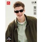 Uniqlo men\'s and women\'s fashionable sunglasses, sunglasses, UV protection, blue light reduction, anti-fog 476536