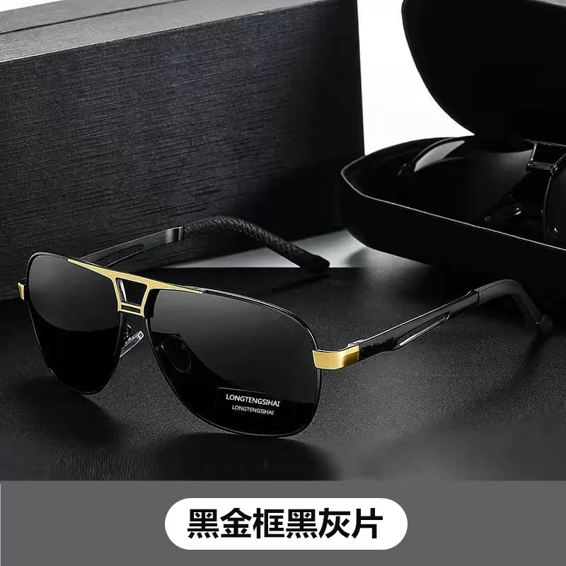 Jour et nuit lunettes de soleil homme protection uv driver drive drive hd polarisation vision nocturne lunettes de soleil dragon