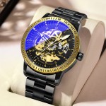 Toutes les montres de marque importées montres mécaniques pour hommes tendance étudiante ajouré entièrement automatique top 10 imperméables hommes marque positive