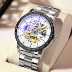 Toutes les montres de marque importées montres mécaniques pour hommes tendance étudiante ajouré entièrement automatique top 10 imperméables hommes marque positive