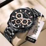 Noir samurai montres homme mécanique nouveau adolescent étudiant lycée marque positive top 10 imperméable homme montres de luxe